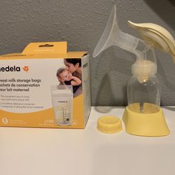 Medela Hand Pump And Bags