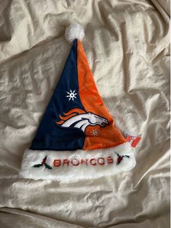 NFL Denver Broncos Santa hat