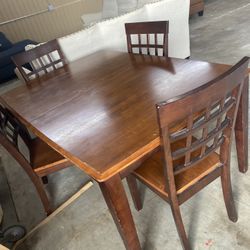 Dining Table And 4 Chairs 