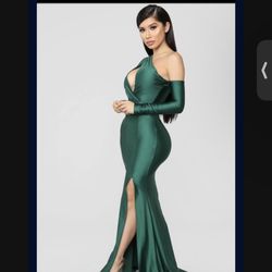 Fashion Nova Dress In Burgundy 