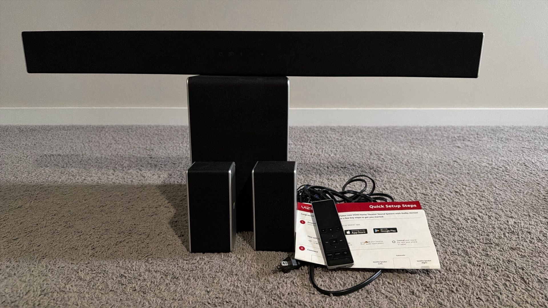 Vizio Sound bar 5.1.2 with Dolby ATMOS