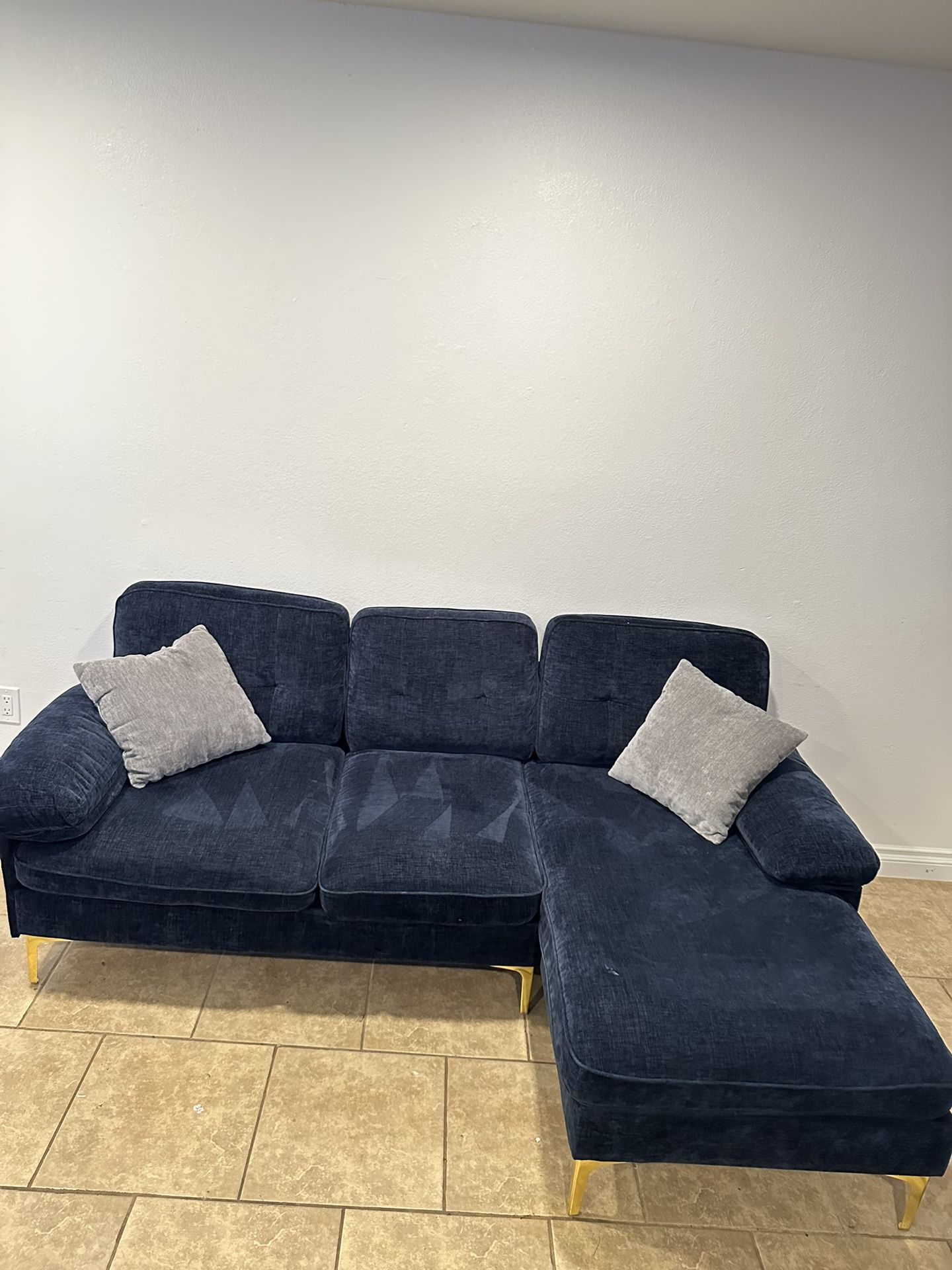 Blue Sectional Couch
