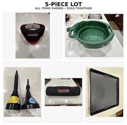 5-Piece Automotive Garage Tool Lot