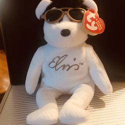Elvis Viva Los Beanies (ty Beanie baby) Tag Still Attached