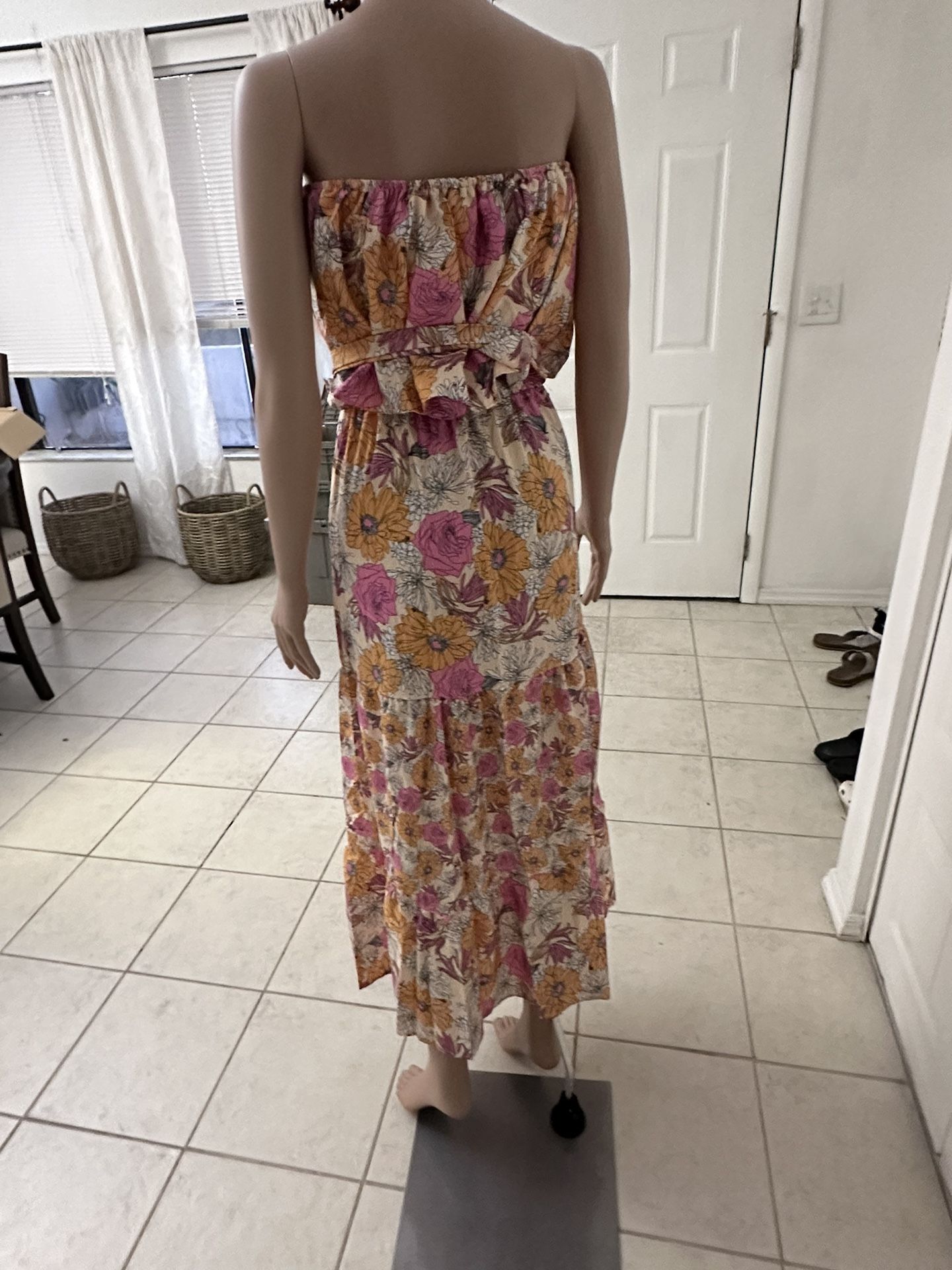 Off The Shoulder BOHO Summer Dress