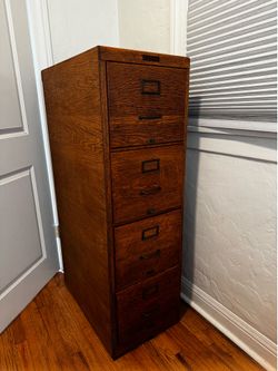 Vintage Shaw Walker Filing Cabinet