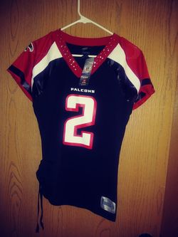 Ladies Nwt Falcons jersey sz med