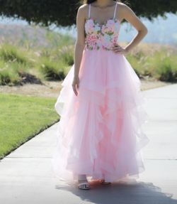 Pink Prom Dress Camille XS-S