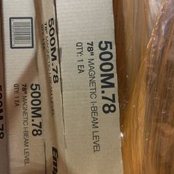 Empire Magnetic I-Beam Level. 78 Inches