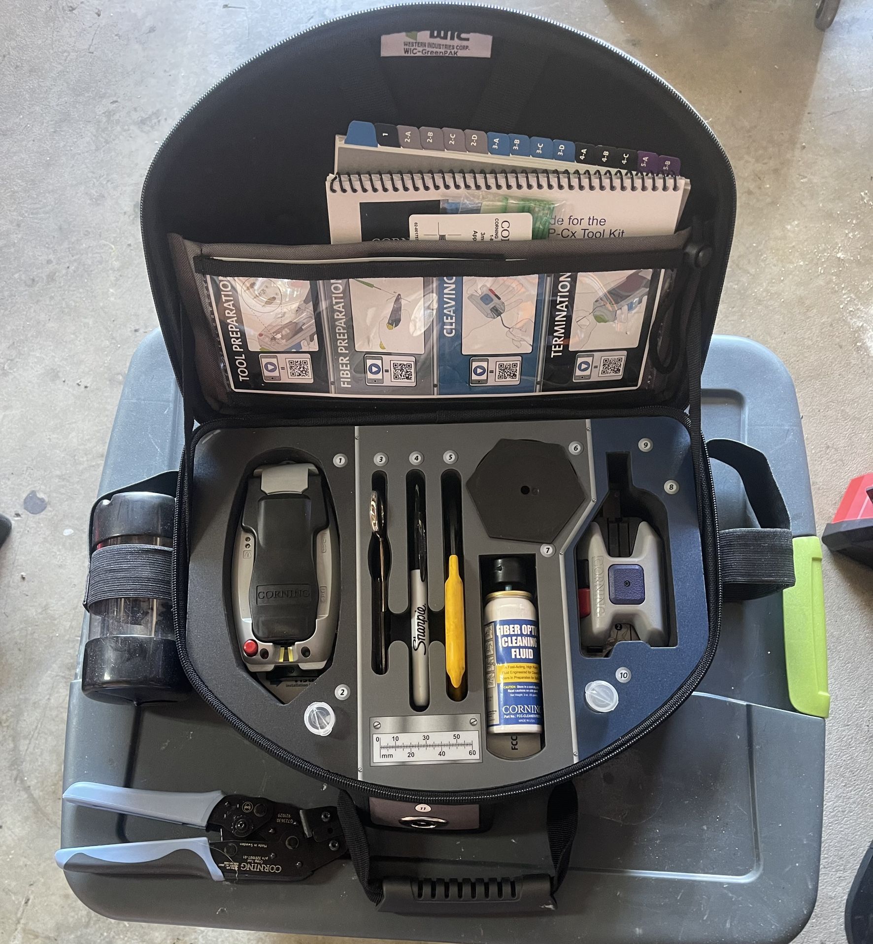 Corning OptiSnap Fiber Optic Connector Tool Kit