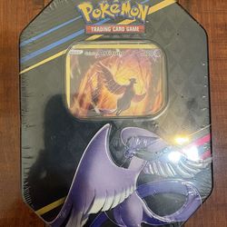 Pokemon Articuno Crown Zenith Tin w/ 4 Packs Inside & Promo Brand New/Sealed! 💫