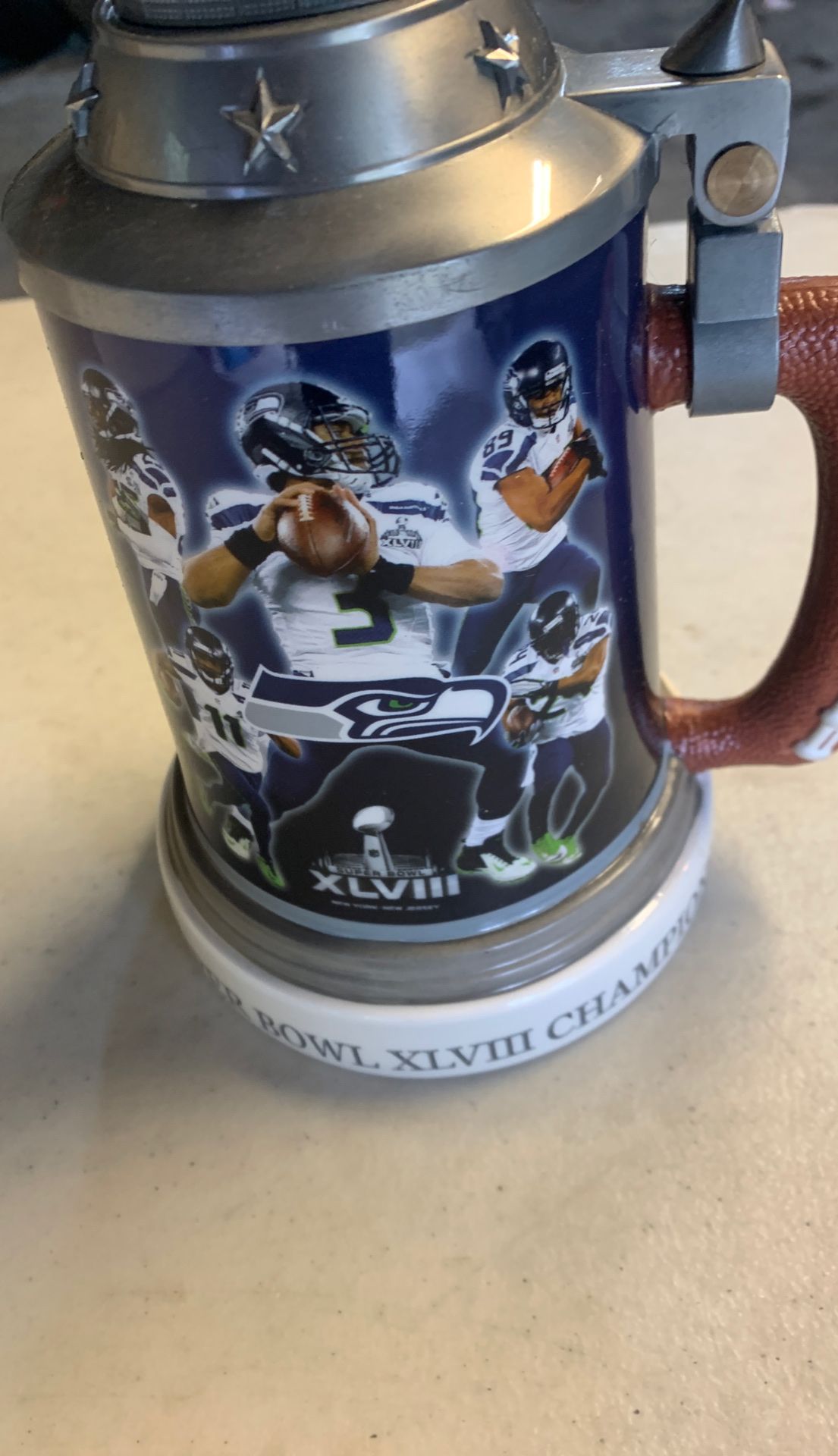 Super Bowl XLV111 Beer Stein