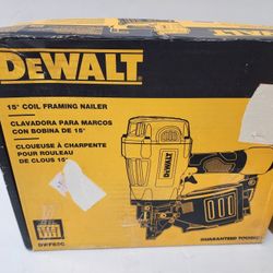 Dewalt Dwf83c 15* Coil Framing Nailer Nail Gun 