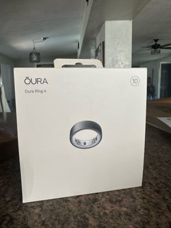 Oura ring 4 black size 10