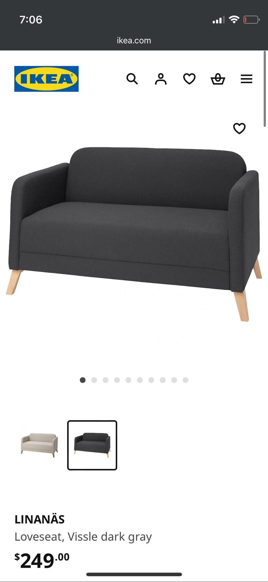 IKEA LINANÄS Loveseat