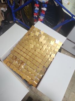 Shimmer wall backdrop tiles
