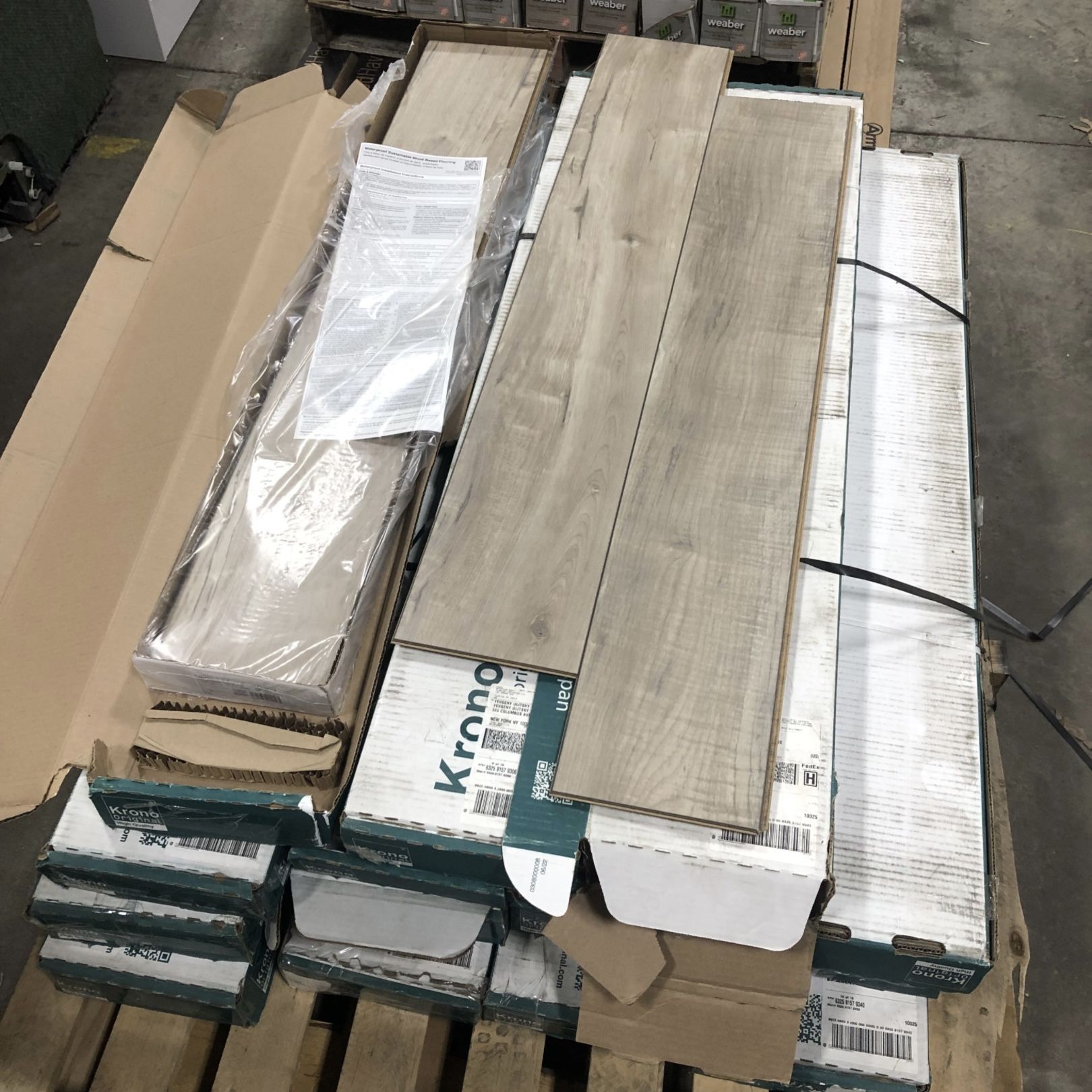 239 sq. ft. Krono Hampshire Waterproof Laminate Wood Flooring 12mm