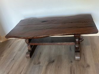 Live edge coffee table