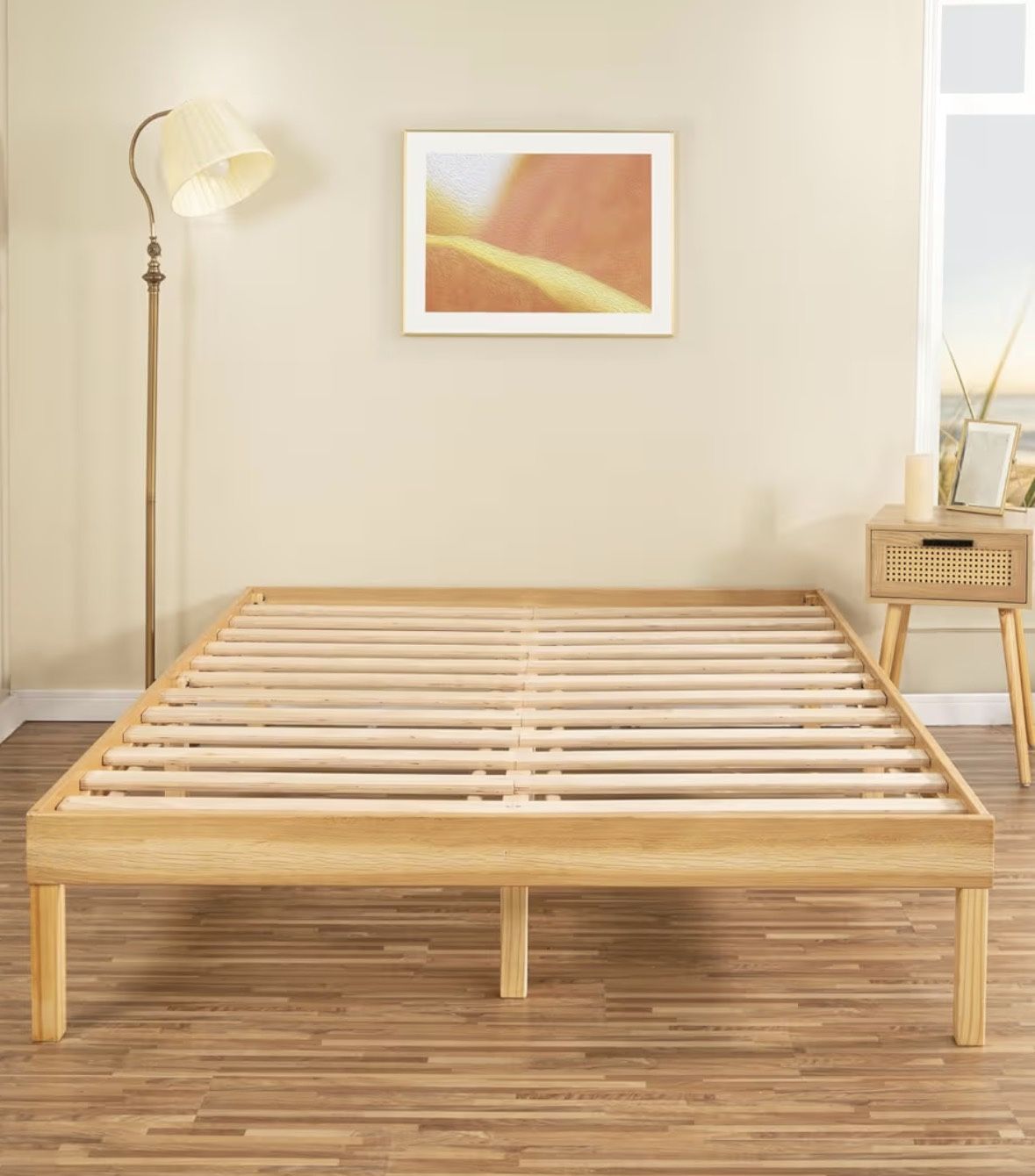 Fullsized Wooden Bed frame