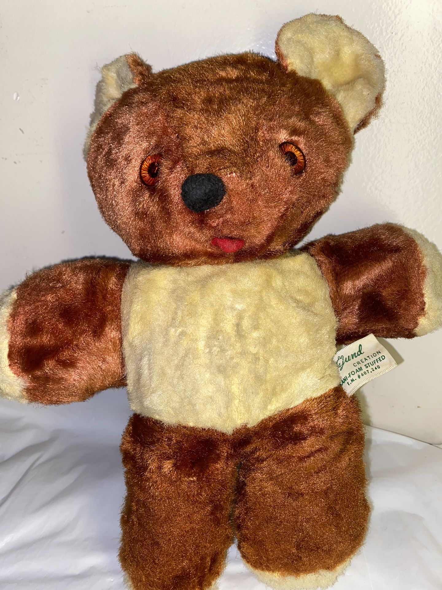 Vintage Teddy Bear A Gund Creation Cubbi Bear with Tag