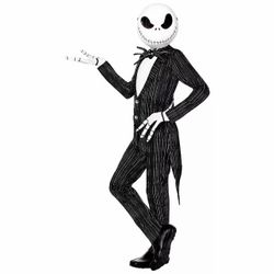Kids Jack Skellington Costume - The Nightmare Before Christmas Used once Size small 4-6