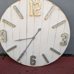 Hangable Wooden Clock