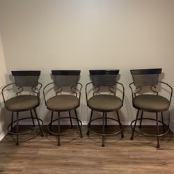 Ashley Furniture counter ht swivel chairs ($25 each) 