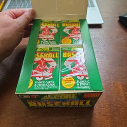 1991 Score Unopened Box