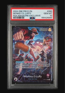 Luffy PSA magazine promo Psa 10