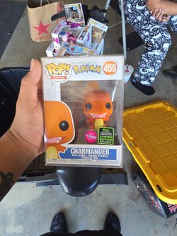 Charmander Funko Pop Flocked