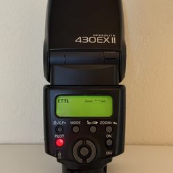 Canon 430 ex II Speedlite Flash with 12 Rechargeable Batteries and Smart Chargers