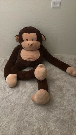 Giant monkey teddy bear