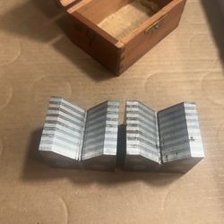 Fisher Machine Product Universal Magnetic Chuck V Blocks With Original Box