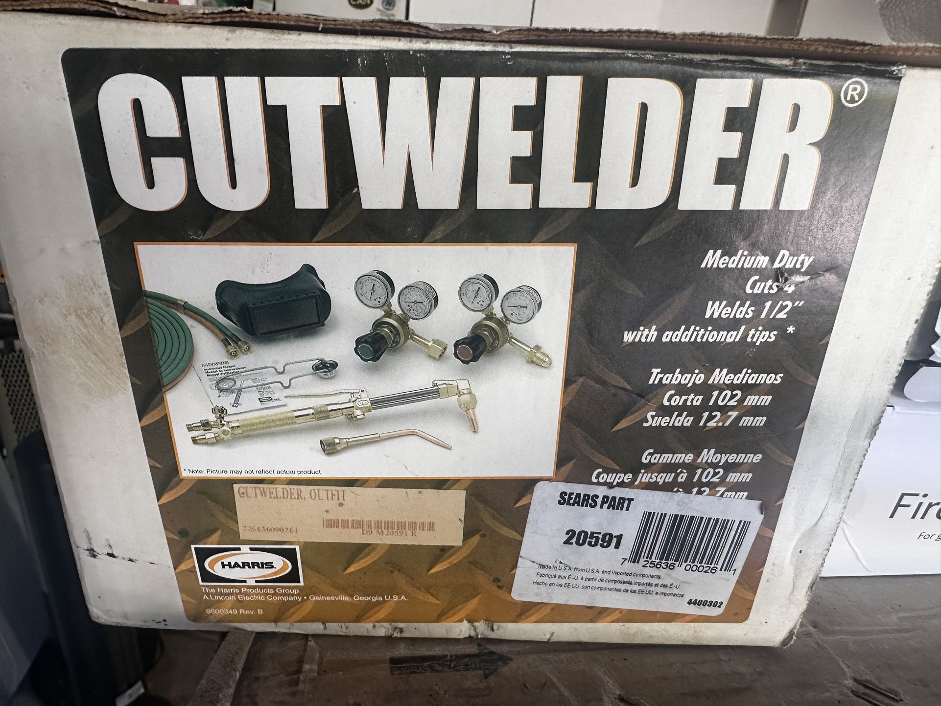 Sears Cutwelder kit