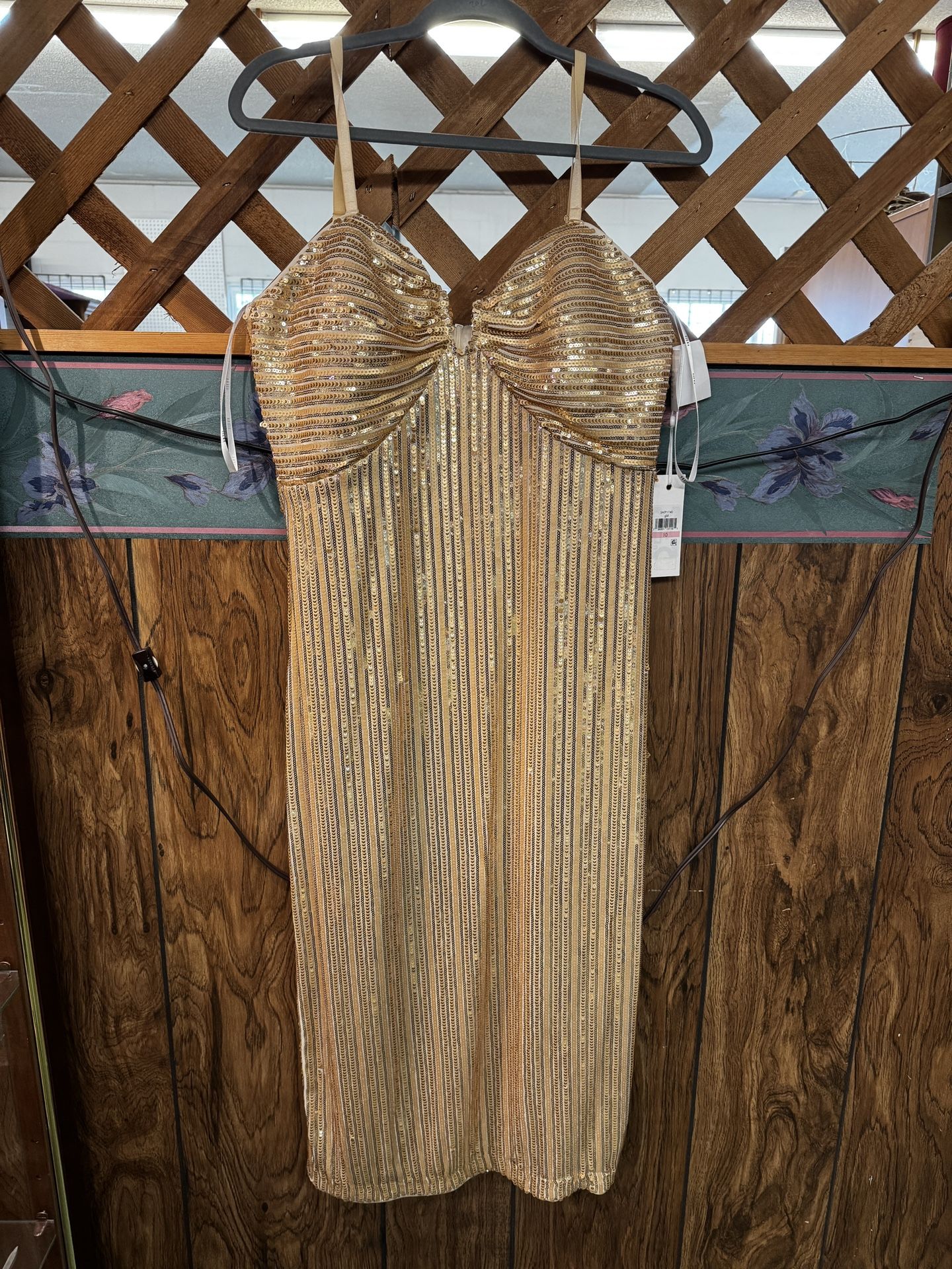 Women's Sequined Midi Dress