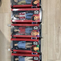 Set of 5 Hasbro One Direction Dolls 