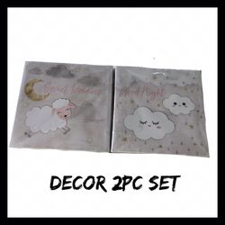 NIB Canvas Home Decor Wall Art 2Pc Set