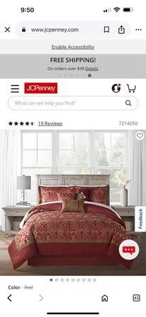 Richmond Park 7 PC Comforter Set, Queen size