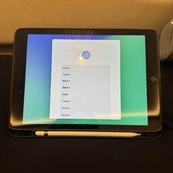 Apple iPad 7th Generation With Apple Pencil And Case 
