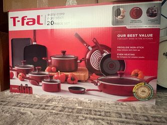 T-fal Easy Care Non-Stick 20-Piece Cookware Set