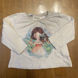 Zara T-shirt for baby girl. Size 3-6 months 