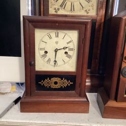 Antique Waterbury Cottage Clock 1870