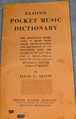 Elsons Pocket Dictionary