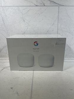 Google Nest Router & Point WiFi *sealed* (58605-1)