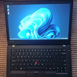 Lenovo Thinkpad Hi Grade Laptop Intel Core i5 16 GB RAM 256 GB SSD Webcam 1080P LCD Wi-Fi & Bluetooth Wireless Windows 11 Professional 