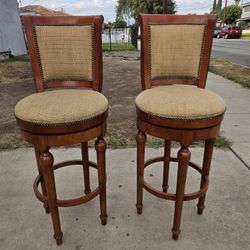 Pair of Vintage Swivel Barstools