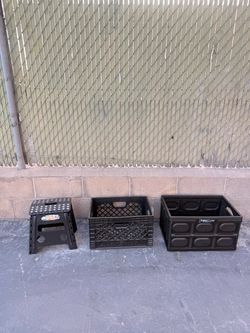 FREE CRATES / STEP STOOL