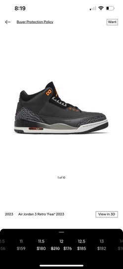 Jordan 3 Fear
