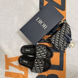 Dior Slides Or Bag