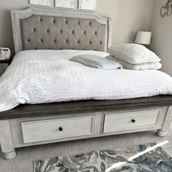 Ashley Furniture King Sleigh Bed 